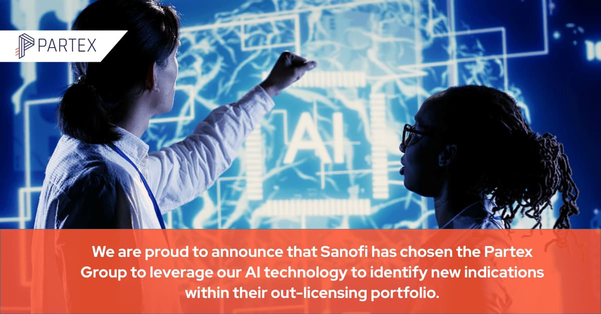 Partex NV Forges Collaboration with Sanofi in AI-Based Dossier Enrichment for Out-Licensing